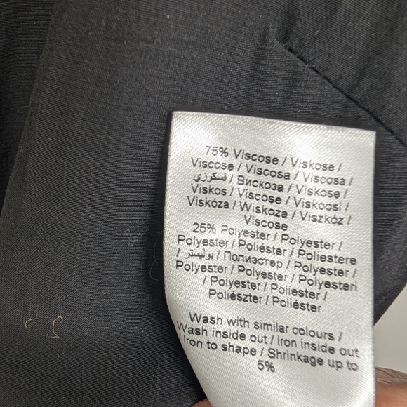 CULTURE BLACK BUTTON DOWN SHIRT SIZE MEDIUM - Picture 6 of 6